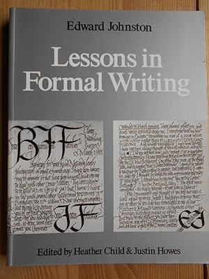 Seller image for Lessons in Formal Writing. for sale by Antiquariat Rohde