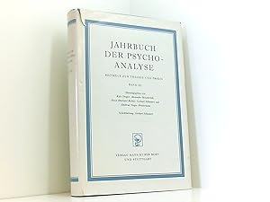 Bild des Verkufers fr Jahrbuch der Psychoanalyse. Beitrge zur Theorie und Praxis - Band III zum Verkauf von Book Broker