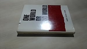 Seller image for One World Or No World (Signed) for sale by BoundlessBookstore