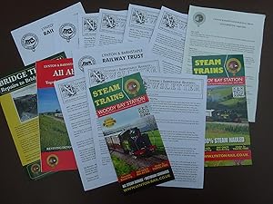 Seller image for Lynton and Barnstaple Railway Trust. A collection of Newsletters and other leaflets 2018 - 2022, as seen in picture. for sale by Tony Hutchinson