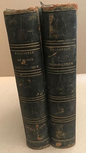 Traité de thérapeutique et de matière médicale - 2 tomes