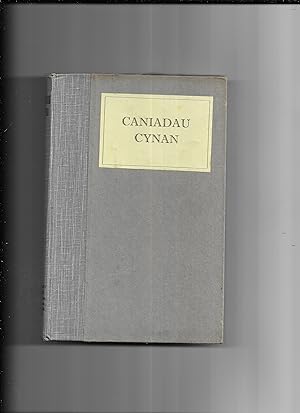 Image du vendeur pour Caniadau Cynan mis en vente par Gwyn Tudur Davies