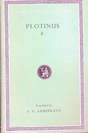 Bild des Verkufers fr Plotinus II zum Verkauf von Librodifaccia