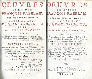 Oeuvres de Maitre François Rabelais, publiées sous le titre de Faits et Dits du géant Gargantua e...