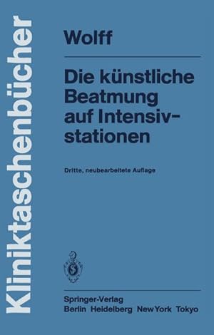 Seller image for Die knstliche Beatmung auf Intensivstationen for sale by Rheinberg-Buch Andreas Meier eK