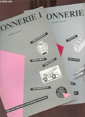 Bild des Verkufers fr Maonnerie - en 2 tomes - tomes 1 + 2 - Collection concevoir et construire. zum Verkauf von Le-Livre