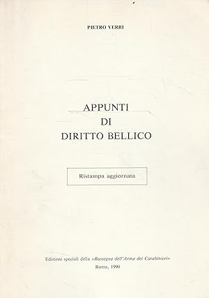 Appunti di Diritto Bellico