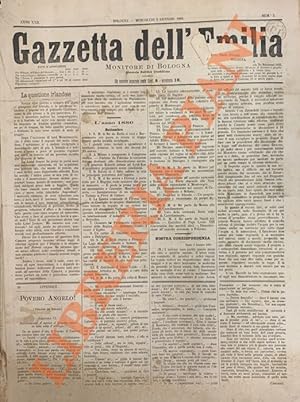 Gazzetta dell'Emilia. Monitore di Bologna. 1881.