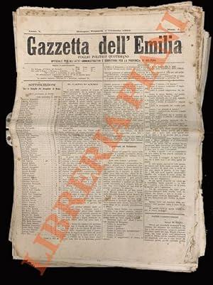 Gazzetta dell'Emilia. 1869.