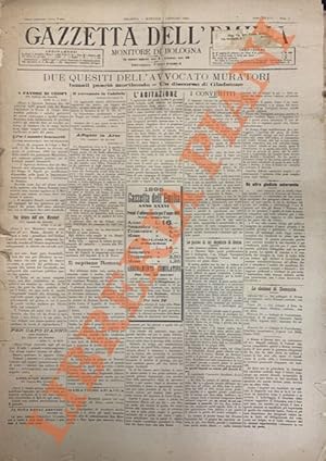 Gazzetta dell'Emilia. Monitore di Bologna. 1895.