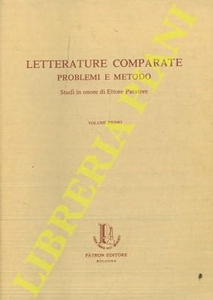 Letterature comparate. Problemi e metodo. Studi in onore di Ettore Paratore.