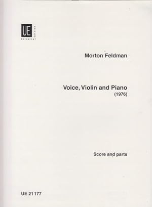 Imagen del vendedor de Voice, Violin and Piano (1976) - Score and Violin Part a la venta por Hancock & Monks Music
