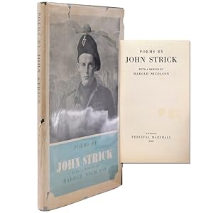 POEMS BY JOHN STRICK. With a Memoir by Harold Nicolson