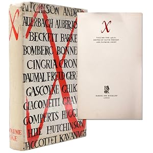 X. Volume One 1960-1961 [Vol. 1, No. 1 through Vol. 1, No. 4 (four issues in one volume)]. Edited...