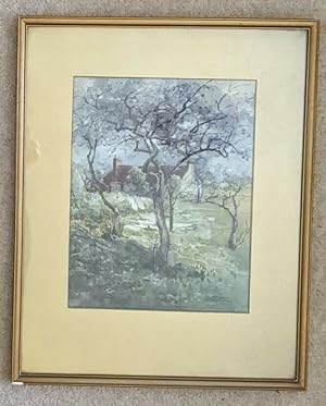 NELLIE HARVEY original watercolour painting country scene