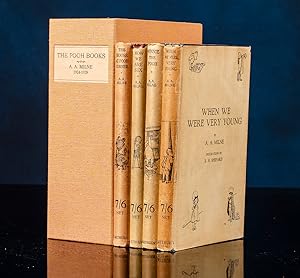 [The Four Pooh Books]. When We Were Very Young. [Together with:] Winnie-the-Pooh. [And:] Now We A...