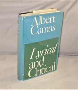 Seller image for Lyrical and Critical Essays. Edited and with Notes by Philip Thody. Translated by Ellen Conroy Kennedy. for sale by Gregor Rare Books