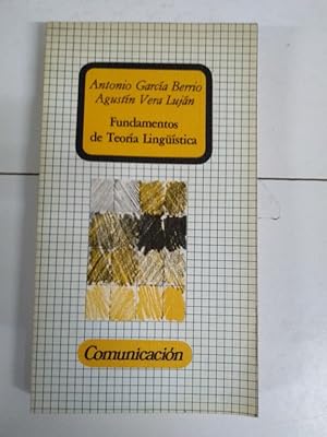 Imagen del vendedor de Fundamentos de Teora Lingstica a la venta por Libros Ambig