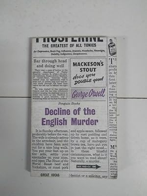 Imagen del vendedor de Decline of the English Murder a la venta por Libros Ambigú