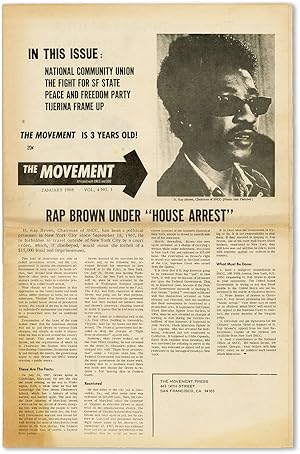 Immagine del venditore per The Movement - Vol.4, No.1 (January, 1968) venduto da Lorne Bair Rare Books, ABAA