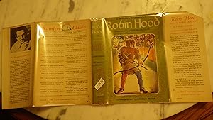 Image du vendeur pour Robin Hood and His Merry Outlaws, BY J. Walker McSpadden, RAINBOW CLASSICS #R-18 ,1ST EDITION. STATED 1ST Printing, APRIL 1946 , IN ILLUSTRATED DUSTJACKET BY Louis Slobodkin mis en vente par Bluff Park Rare Books