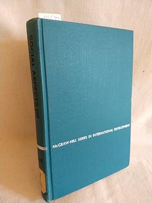 Seller image for Social Aspects of Economic Development. (= McGraw-Hill Series in International Development). for sale by Versandantiquariat Waffel-Schrder