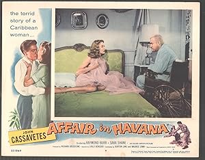 Immagine del venditore per Affair In Havana 11'x14' Lobby Card #4 Raymond Burr Sara Shane Film-Noir venduto da DTA Collectibles