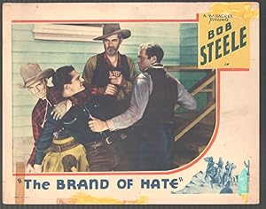 Seller image for Brand of Hate 11'x14' Lobby Card George 'Gabby' Hayes Archie Ricks Bob Steele Western for sale by DTA Collectibles