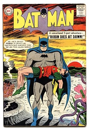 BATMAN #156 -Death of Robin comic book 1963-ROBIN-DC VG+