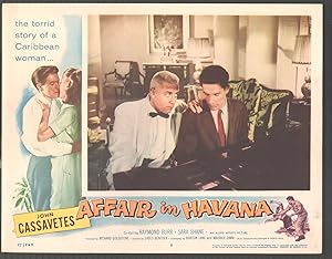 Immagine del venditore per Affair In Havana 11'x14' Lobby Card #6 Raymond Burr John Cassavetes Film-Noir venduto da DTA Collectibles