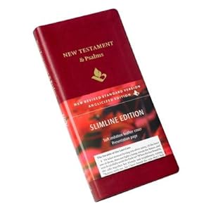 Imagen del vendedor de Slimline New Testament & Psalms-NRSV (Leather / Fine Binding) a la venta por BargainBookStores