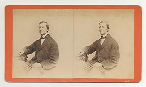 Seller image for [Stereograph Card] Portrait of Ralph Waldo Emerson for sale by Between the Covers-Rare Books, Inc. ABAA