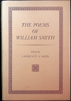 Immagine del venditore per The poems of William Smith. venduto da Avenue Victor Hugo Books