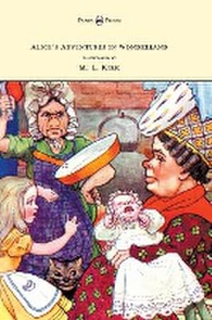 Seller image for Alice's Adventures in Wonderland - With Twelve Full-Page Illustrations in Color by M. L. Kirk and Forty-Two Illustrations by John Tenniel for sale by AHA-BUCH GmbH