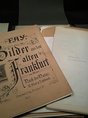 Bilder aus dem alten Frankfurt - Nach der Natur; Heft 1 bis Heft 7 je 12 Blatt in Lichtdruck