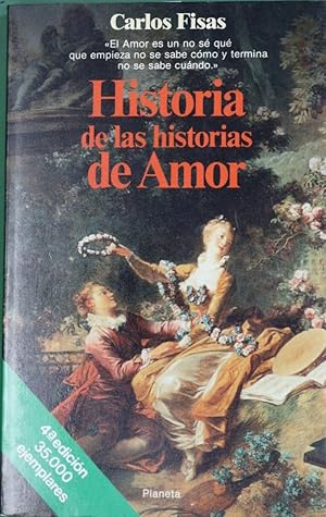 Imagen del vendedor de Historia de las historias de amor a la venta por Librera Alonso Quijano