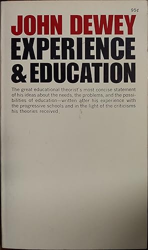 Seller image for Experience and Education for sale by The Book House, Inc.  - St. Louis