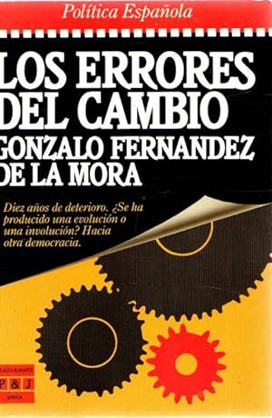 Seller image for Los errores del cambio . for sale by Librera Astarloa