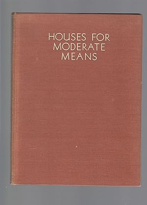 Imagen del vendedor de Houses for Moderate Means a la venta por Carvid Books
