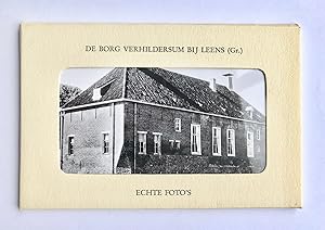 [Groningen, Potography] Brochure + Echte fotos, De Borg Verhildersum bij Leens (Gr.), 9 fotos.