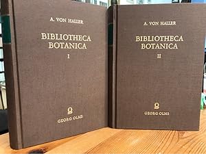 Bild des Verkufers fr Bibliotheca Botanica. 2 Bnde. Mit dem Index. zum Verkauf von Antiquariat Thomas Nonnenmacher