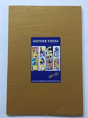 Imagen del vendedor de M. F. Husain - Mother Teresa. 8 Piece Serigraph Folder. Limited Edition- 14In X 20In a la venta por Prabhu Book Exports