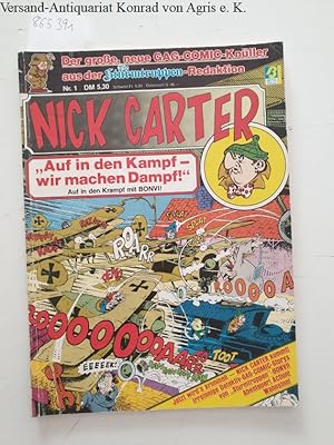 Bild des Verkufers fr Nick Carter Comic Album Nr. 1, mit Die Sturmtruppen Gag-Comic-knller zum Verkauf von Versand-Antiquariat Konrad von Agris e.K.