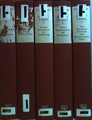 Bild des Verkufers fr Geschichte des privaten Lebens (5 Bnde KOMPLETT) - Bd.1: Vom Rmischen Imperium zum Byzantischen Reich/ Bd.2: Vom Feudalzeitalter zur Renaissance/ Bd.3: Von der Renaissance zur Aufklrung/ Bd.4: Von der Revolution zum Groen Krieg/ Bd.5:Vom 1. Weltkrieg zur Gegenwart. zum Verkauf von books4less (Versandantiquariat Petra Gros GmbH & Co. KG)