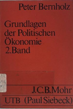 Immagine del venditore per Grundlagen der politischen konomie. Band 2. (Nr 493) UTB. venduto da books4less (Versandantiquariat Petra Gros GmbH & Co. KG)