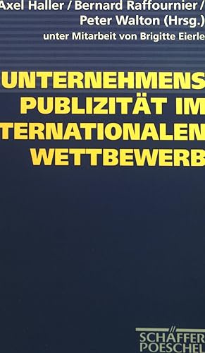 Seller image for Unternehmenspublizitt im internationalen Wettbewerb. for sale by books4less (Versandantiquariat Petra Gros GmbH & Co. KG)