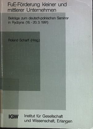 Immagine del venditore per FuE-Frderung kleiner und mittlerer Unternehmen : Beitrge zum deutsch-polnischen Seminar in Rydzyna (18. - 20.3.1991). Analysen und Berichte aus Gesellschaft und Wissenschaft ; 1991,3 venduto da books4less (Versandantiquariat Petra Gros GmbH & Co. KG)