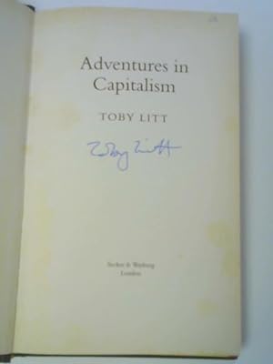 Immagine del venditore per Adventures in Capitalism venduto da World of Rare Books
