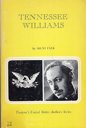 Seller image for Tennesse Williams (Twayne's United Stated Authors Series) -- T-10 for sale by A Cappella Books, Inc.