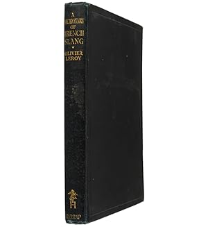 Bild des Verkufers fr A Dictionary of French Slang. zum Verkauf von Jarndyce, The 19th Century Booksellers